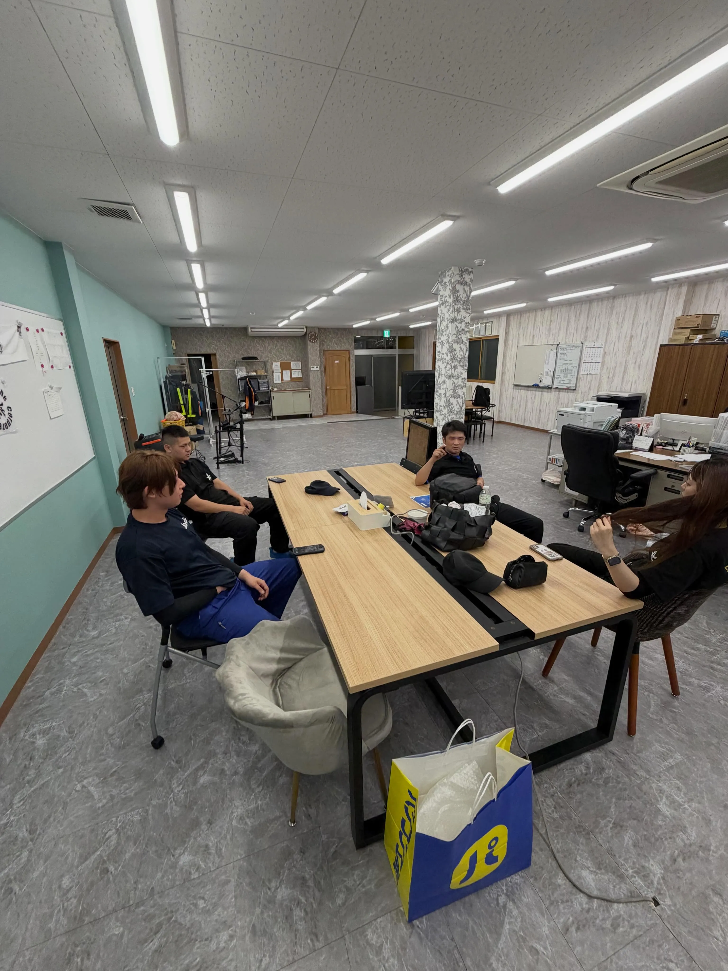 仕事終わりの何気ない時間。